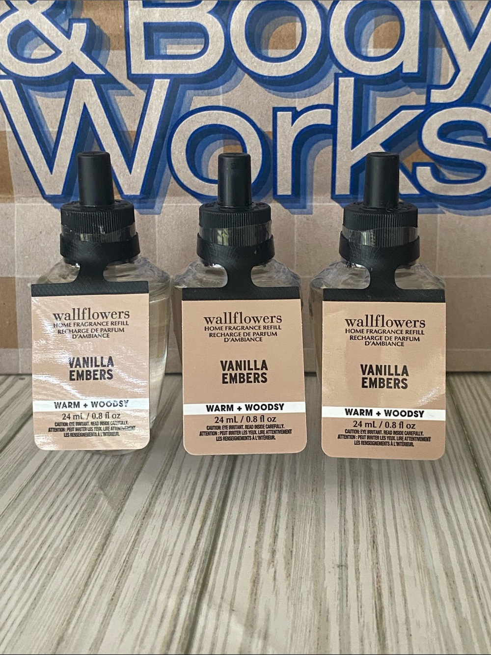 VANILLA EMBERS Wallflower Refills X3